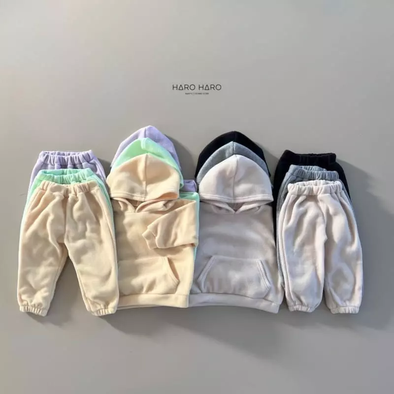 Haro Haro - Korean Children Fashion - #todddlerfashion - Anjue Top Bottom Set - 5