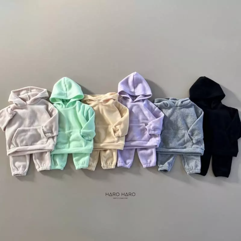 Haro Haro - Korean Children Fashion - #toddlerclothing - Anjue Top Bottom Set - 6