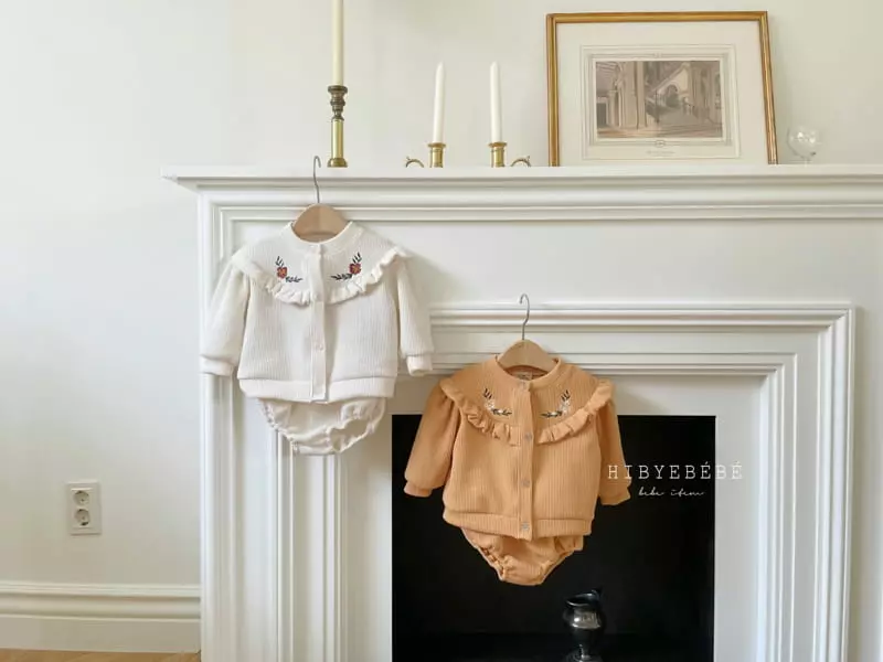Hi Byebebe - Korean Baby Fashion - #babyboutique - Ellody Cardigan Bodysuit Set - 8