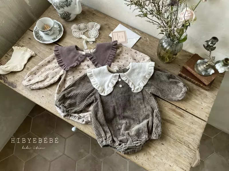 Hi Byebebe - Korean Baby Fashion - #babyboutique - Mocha Rib Bodysuit - 7