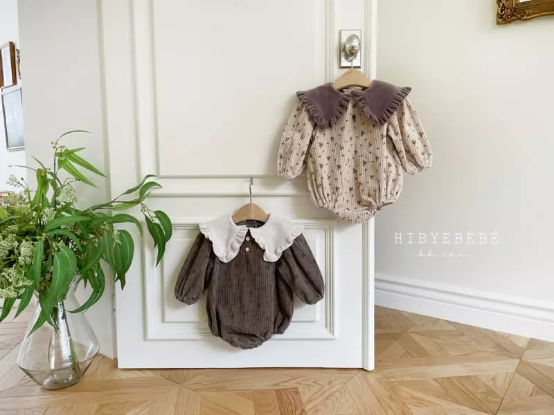 Hi Byebebe - Korean Baby Fashion - #babyboutique - Mocha Rib Bodysuit - 8