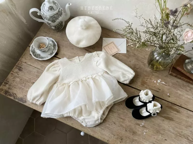 Hi Byebebe - Korean Baby Fashion - #onlinebabyshop - Dreaming Mesh Bodysuit - 4