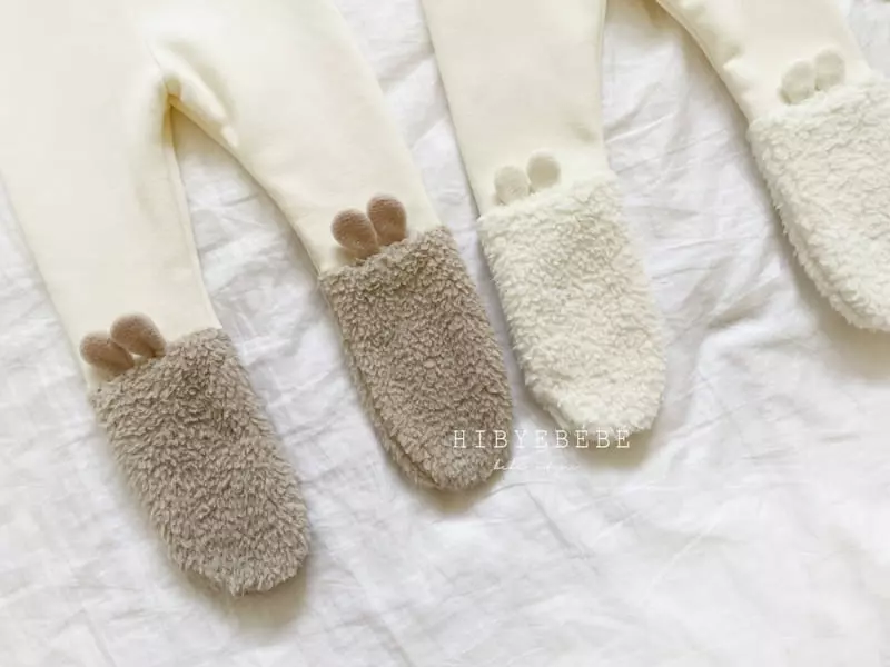Hi Byebebe - Korean Baby Fashion - #babyboutique - Bear Foot Leggings - 5