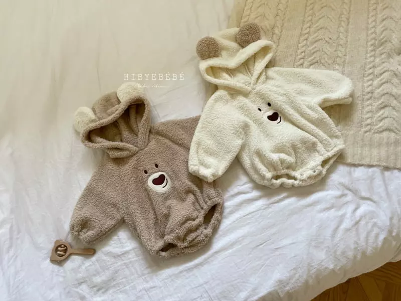 Hi Byebebe - Korean Baby Fashion - #smilingbaby - Smile Bear Dumble Bodysuit - 4