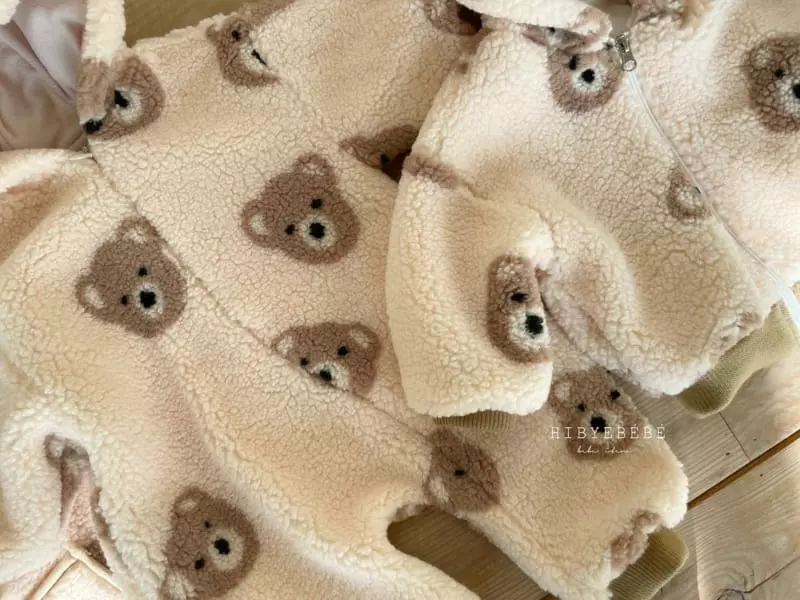 Hi Byebebe - Korean Baby Fashion - #babyboutique - Cozy Bear Hoody Jumper - 11