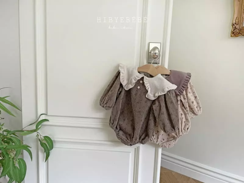 Hi Byebebe - Korean Baby Fashion - #babyboutiqueclothing - Mocha Rib Bodysuit - 9