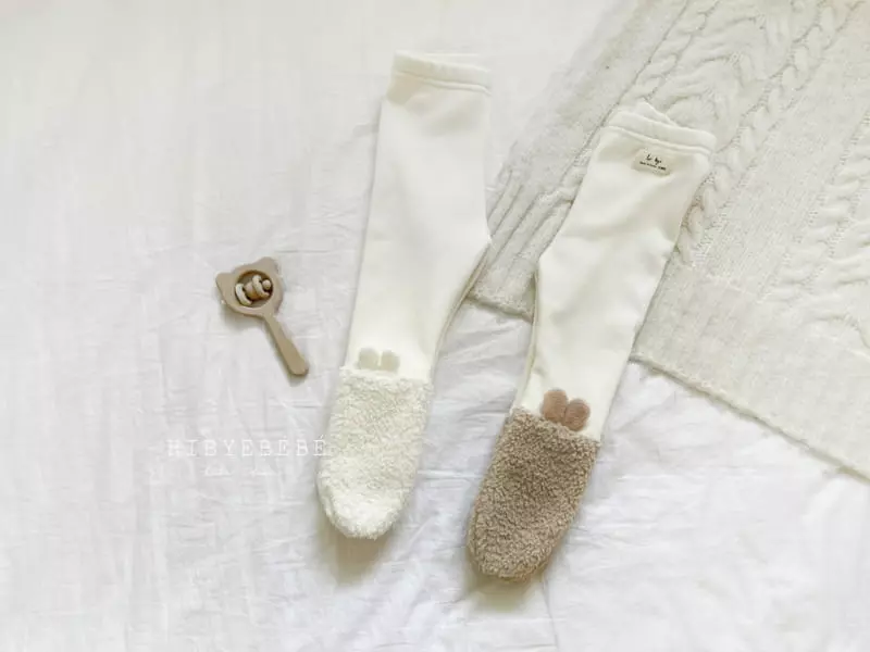 Hi Byebebe - Korean Baby Fashion - #babyboutiqueclothing - Bear Foot Leggings - 6