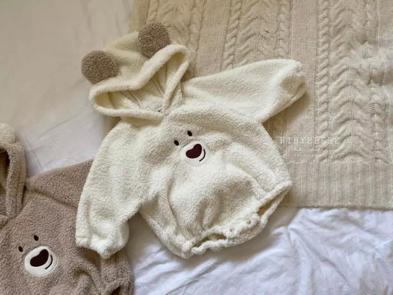 Hi Byebebe - Korean Baby Fashion - #babyclothing - Smile Bear Dumble Bodysuit - 6