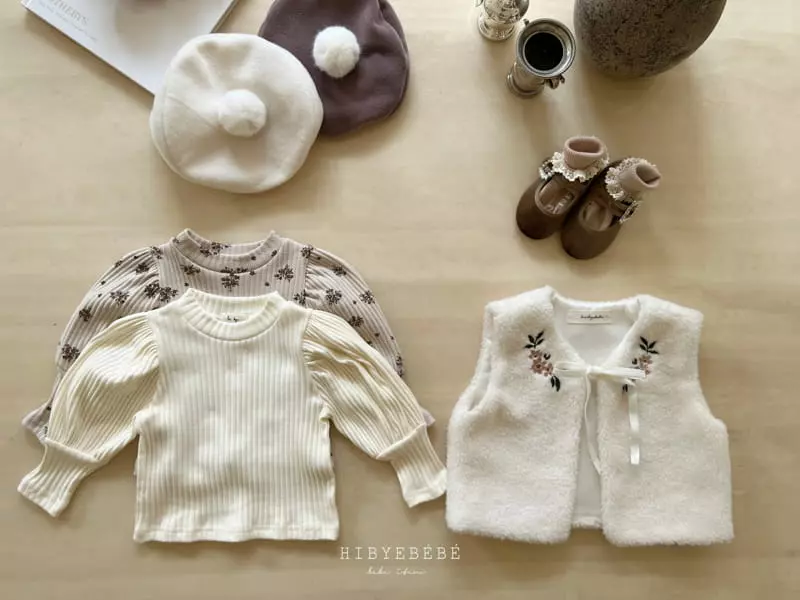 Hi Byebebe - Korean Baby Fashion - #babyfashion - Rosy Puff Tee - 9