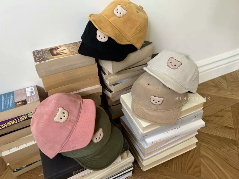 Hi Byebebe - Korean Baby Fashion - #babyfashion - Rib Bear Cap
