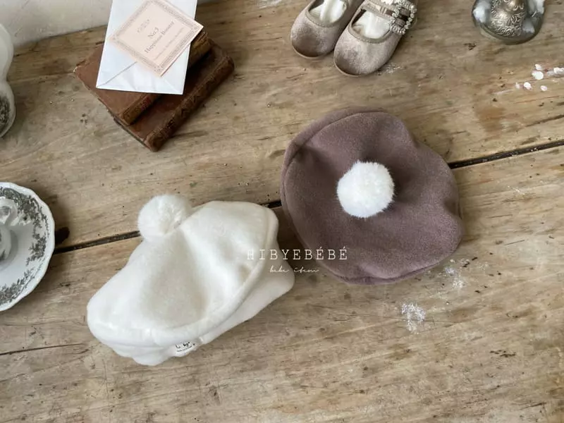 Hi Byebebe - Korean Baby Fashion - #babyfashion - Fleece Bell Beret Hat