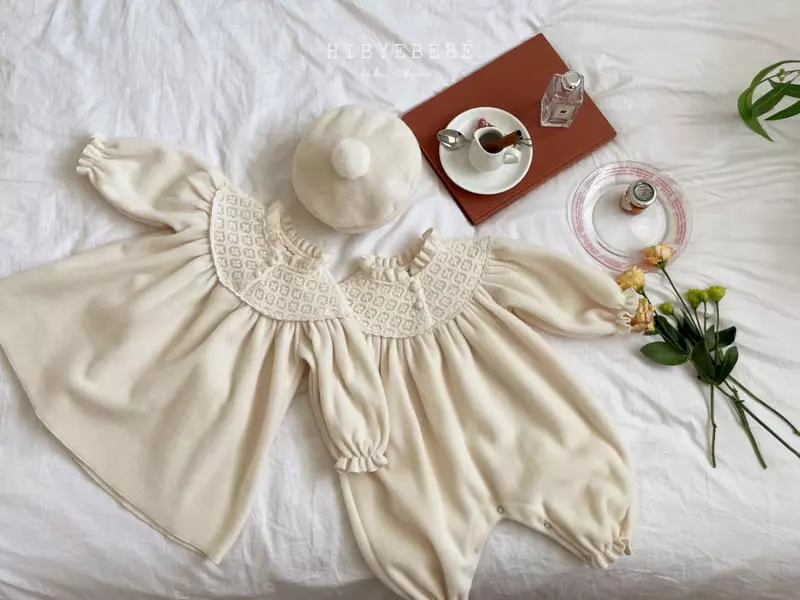 Hi Byebebe - Korean Baby Fashion - #babyfever - Dafene Frill One-piece - 6