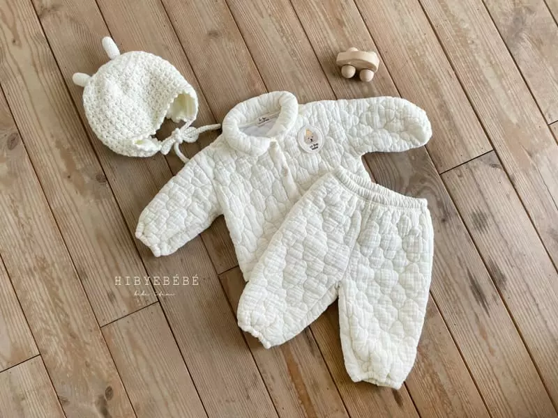 Hi Byebebe - Korean Baby Fashion - #babyfever - Pord Quilting Top Bottom SEt 