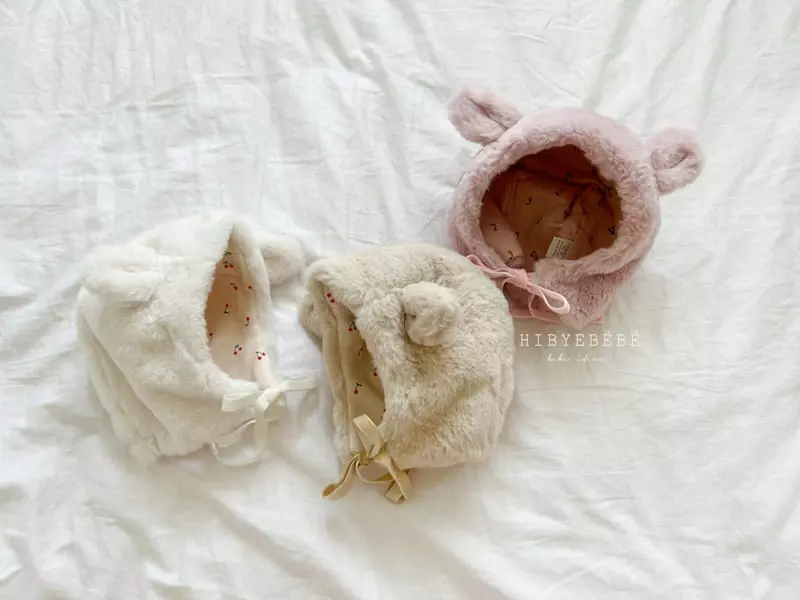 Hi Byebebe - Korean Baby Fashion - #babygirlfashion - Mink Ears Bonnet