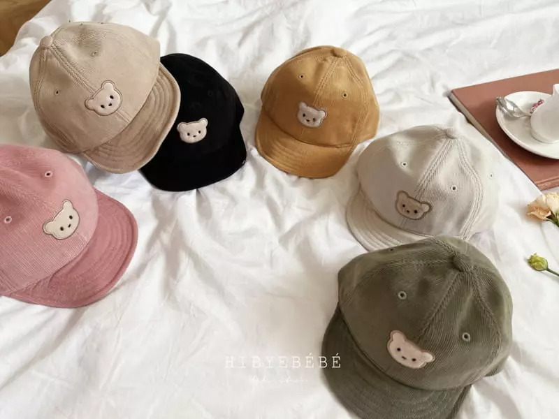 Hi Byebebe - Korean Baby Fashion - #babygirlfashion - Rib Bear Cap - 3