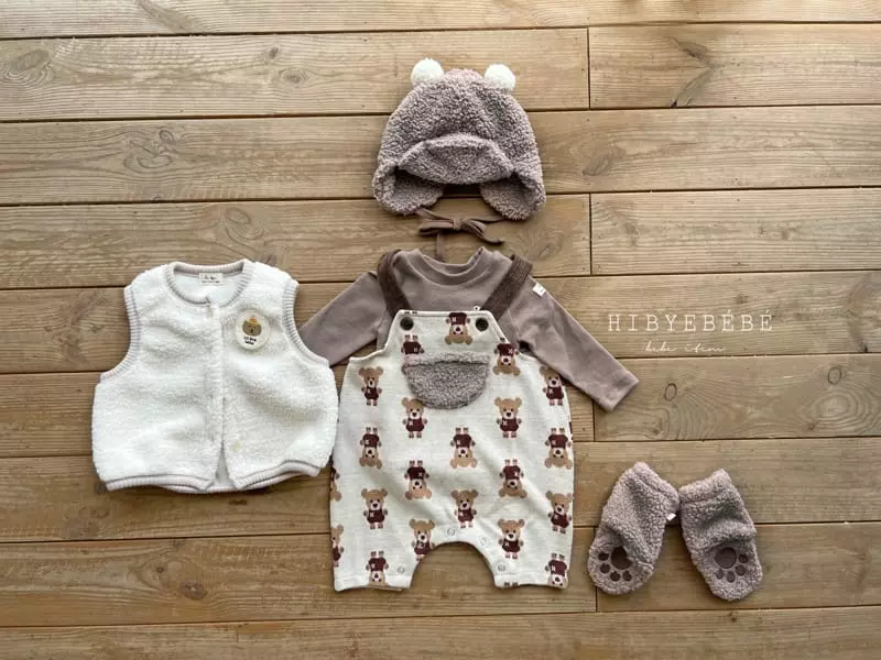 Hi Byebebe - Korean Baby Fashion - #babygirlfashion - Conny Knit Dungarees Pants