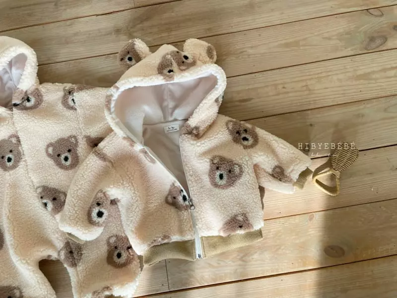 Hi Byebebe - Korean Baby Fashion - #babylifestyle - Cozy Bear Hoody Jumper - 3