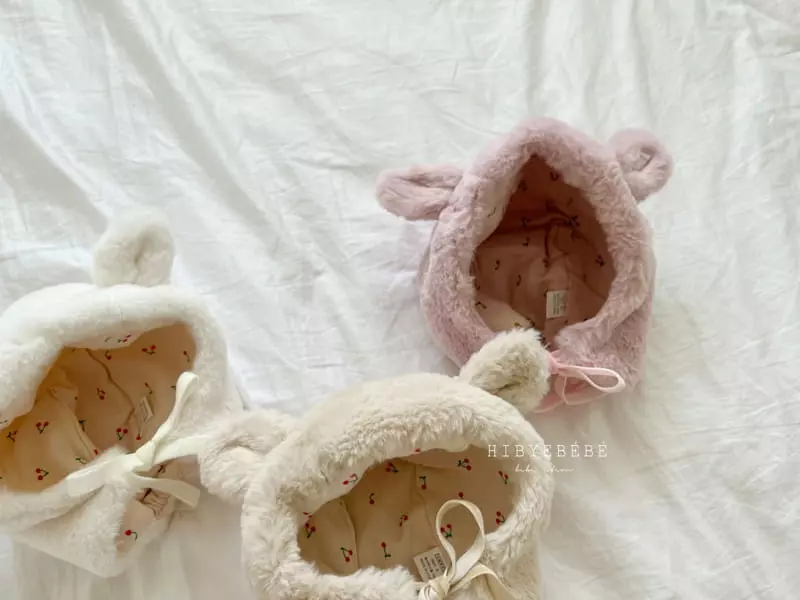 Hi Byebebe - Korean Baby Fashion - #babyoninstagram - Mink Ears Bonnet - 3