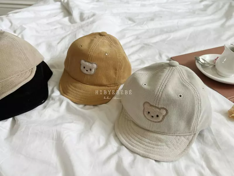 Hi Byebebe - Korean Baby Fashion - #babyootd - Rib Bear Cap - 6