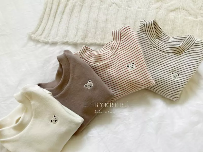 Hi Byebebe - Korean Baby Fashion - #babyootd - Pudding Half Neck Tee - 7