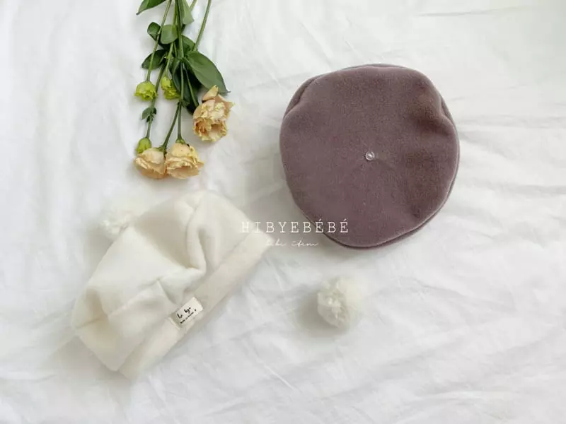 Hi Byebebe - Korean Baby Fashion - #babyootd - Fleece Bell Beret Hat - 6