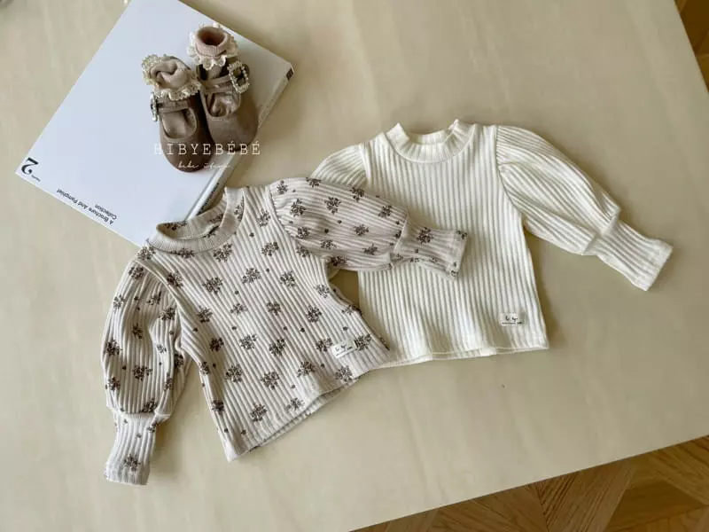 Hi Byebebe - Korean Baby Fashion - #babyoutfit - Rosy Puff Tee