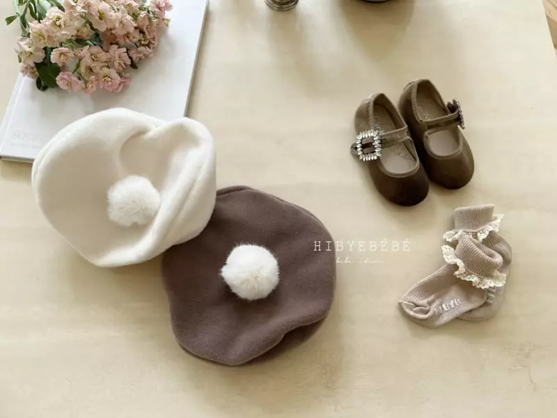 Hi Byebebe - Korean Baby Fashion - #babyoutfit - Fleece Bell Beret Hat - 7