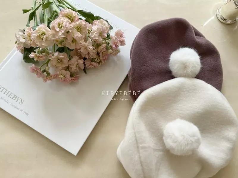 Hi Byebebe - Korean Baby Fashion - #babyoutfit - Fleece Bell Beret Hat - 8
