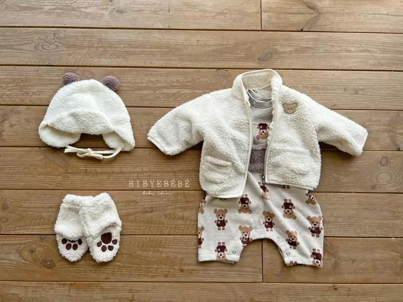 Hi Byebebe - Korean Baby Fashion - #babyoutfit - Conny Knit Dungarees Pants - 6