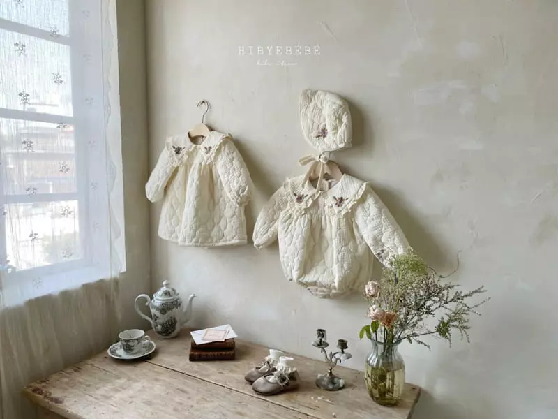 Hi Byebebe - Korean Baby Fashion - #babywear - Erica Quilting One-piece - 2