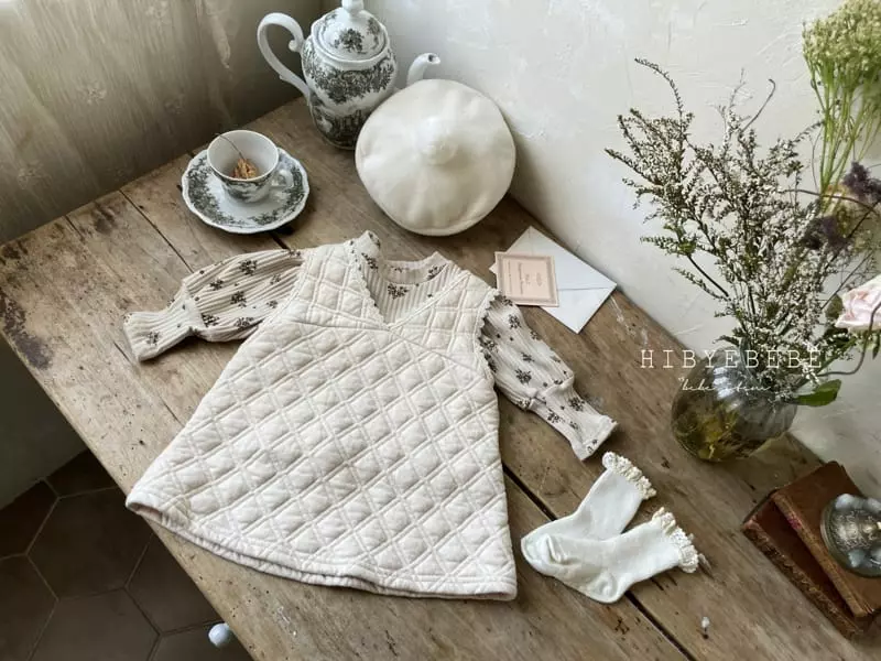 Hi Byebebe - Korean Baby Fashion - #babywear - Melody Quilting One-piece - 4