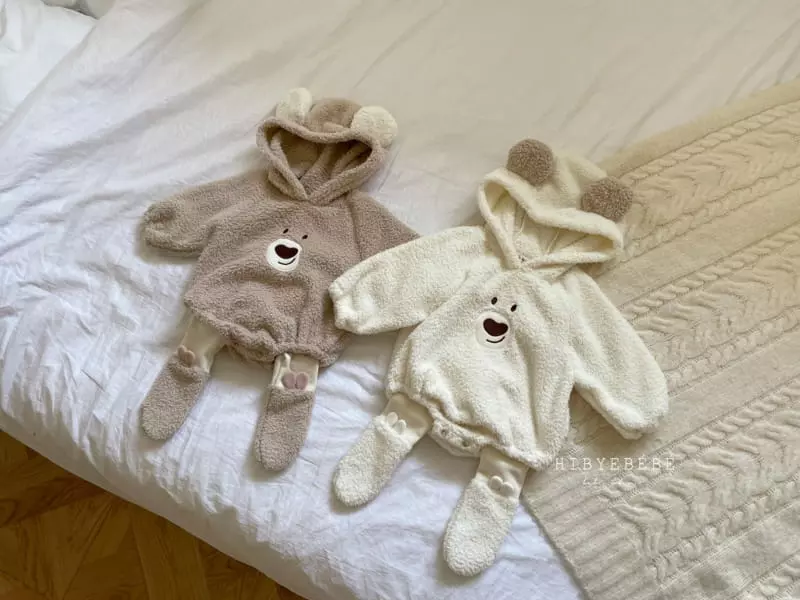 Hi Byebebe - Korean Baby Fashion - #onlinebabyboutique - Smile Bear Dumble Bodysuit