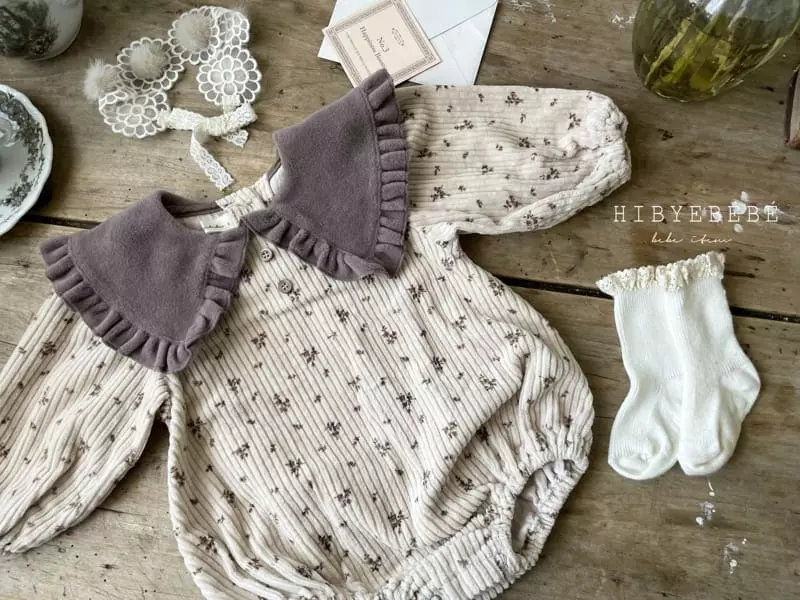 Hi Byebebe - Korean Baby Fashion - #onlinebabyshop - Mocha Rib Bodysuit - 6