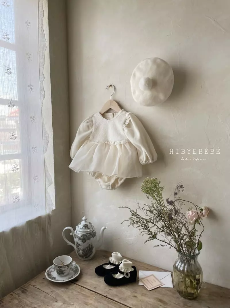 Hi Byebebe - Korean Baby Fashion - #onlinebabyshop - Dreaming Mesh Bodysuit - 3