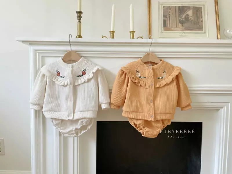 Hi Byebebe - Korean Baby Fashion - #smilingbaby - Ellody Cardigan Bodysuit Set - 7