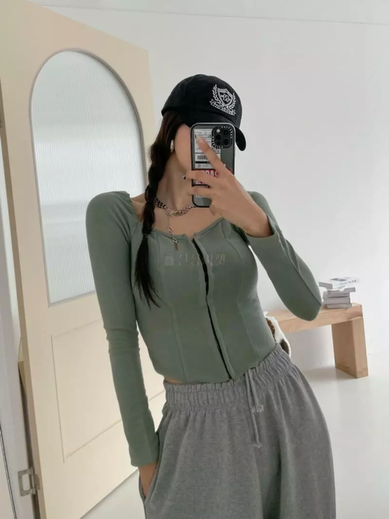 Highcolor - Korean Women Fashion - #momslook - Corset Tee - 8
