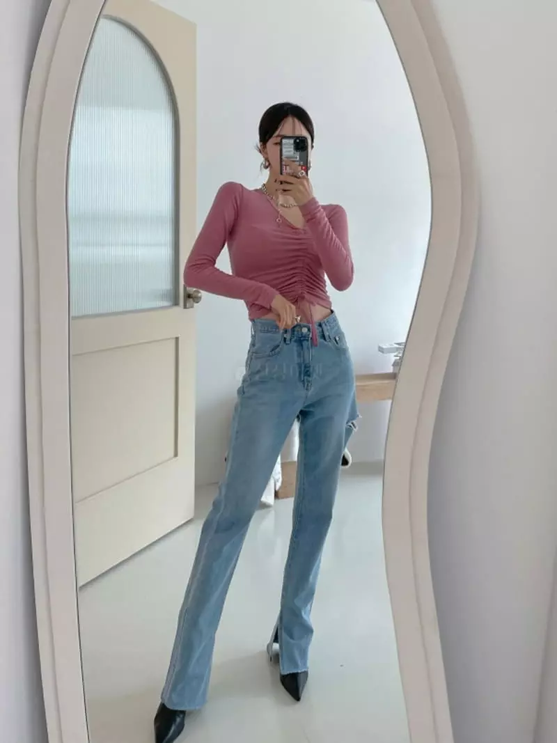 Highcolor - Korean Women Fashion - #momslook - Malrang Tee - 5
