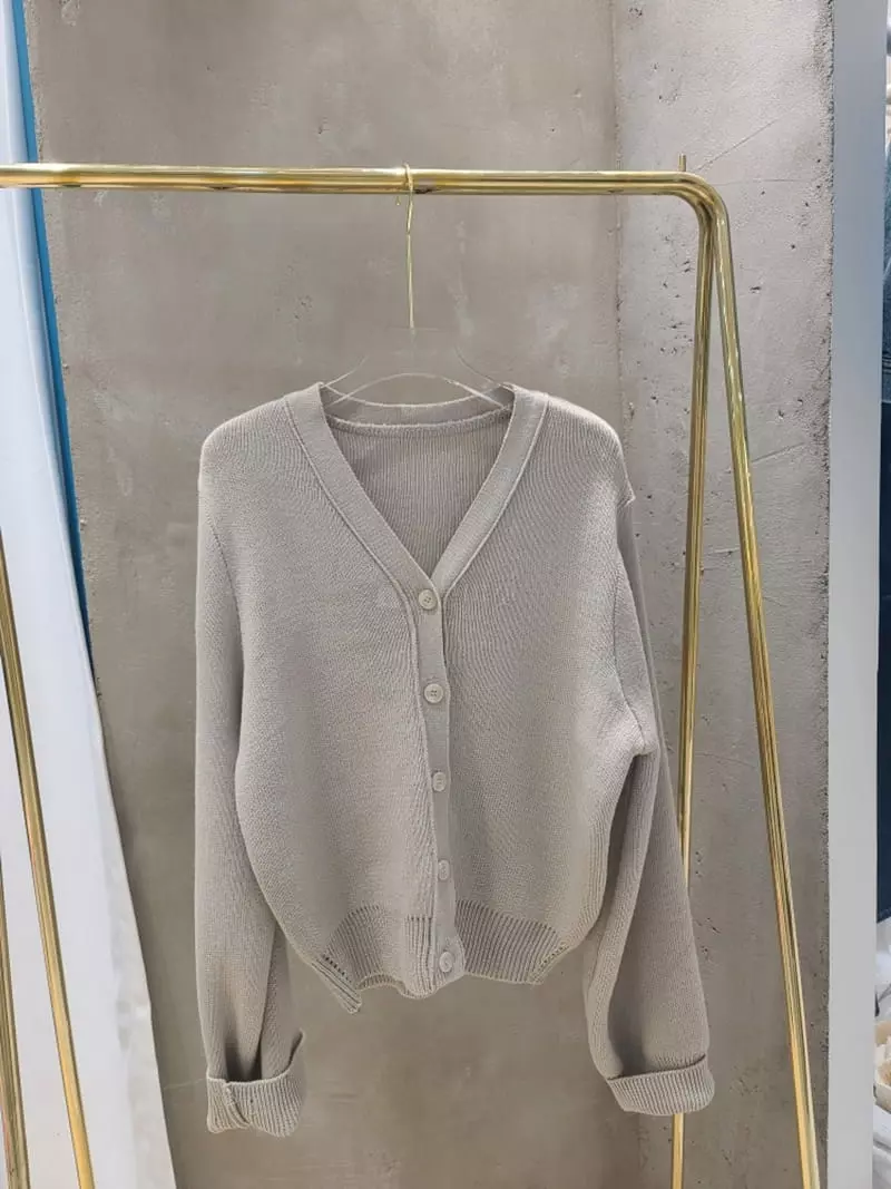 Highcolor - Korean Women Fashion - #momslook - Y Cardigan - 12