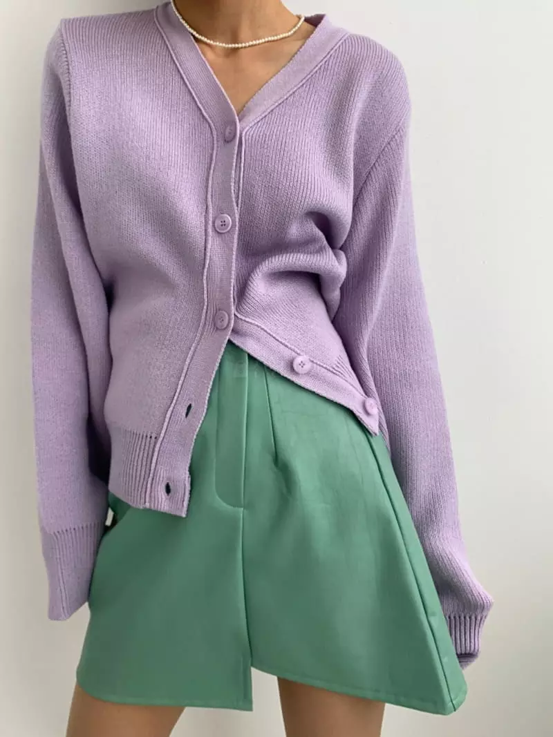 Highcolor - Korean Women Fashion - #momslook - Y Cardigan - 2
