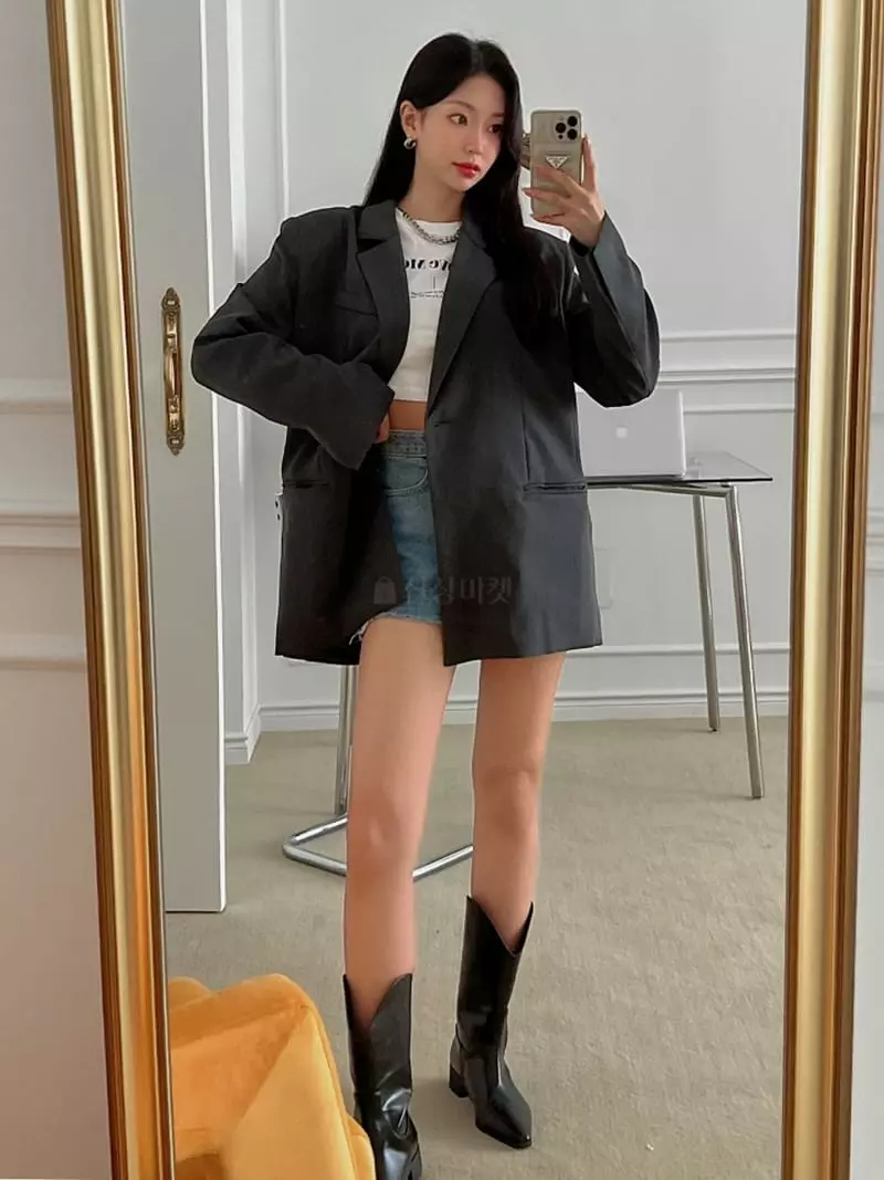 Highcolor - Korean Women Fashion - #momslook - Linne Jacket - 6