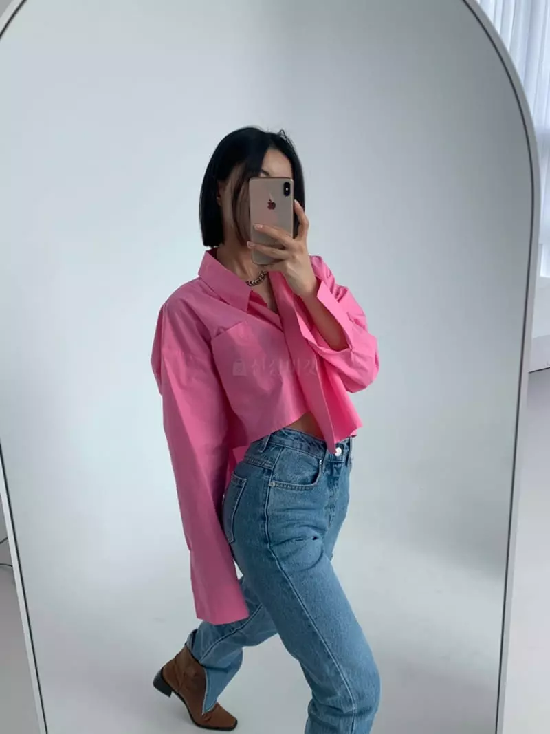 Highcolor - Korean Women Fashion - #momslook - Crop Shirt - 6