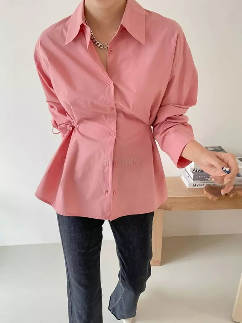 Highcolor - Korean Women Fashion - #momslook - Waist Shirt - 10