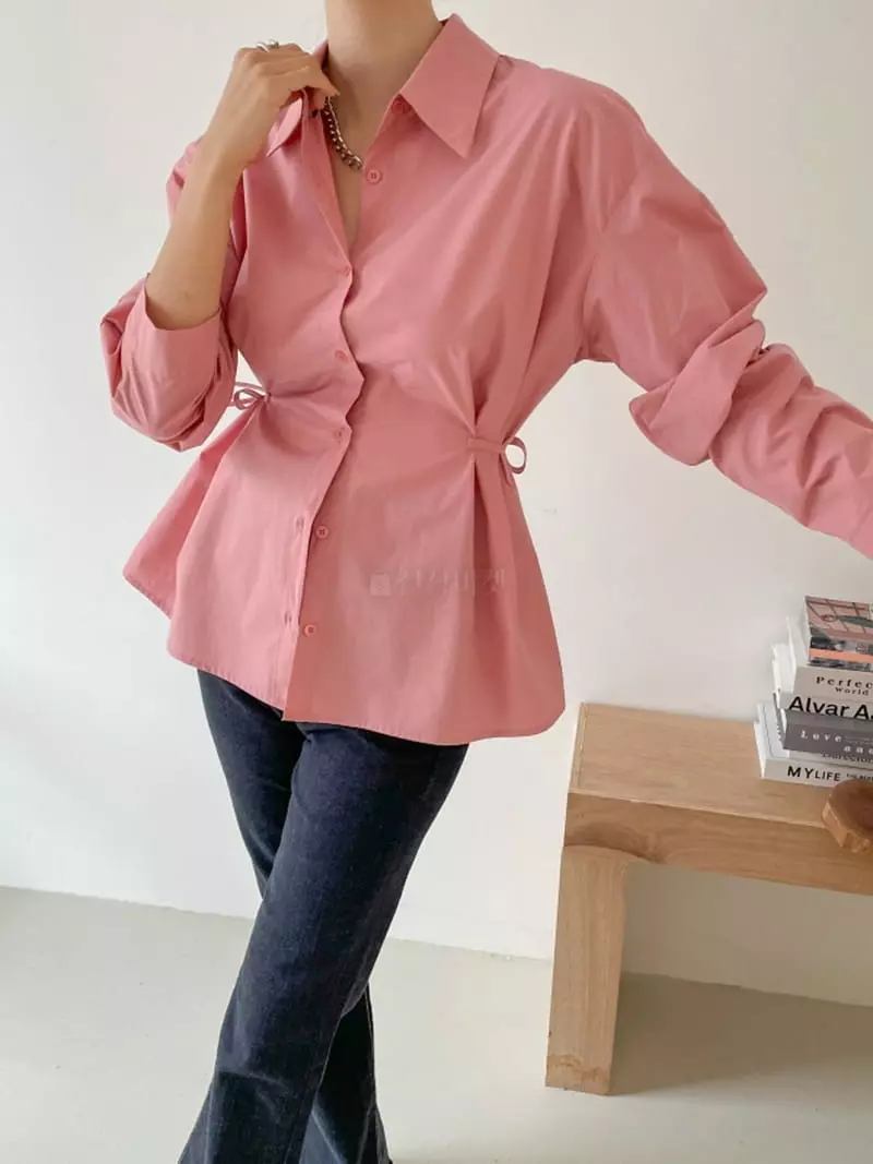 Highcolor - Korean Women Fashion - #momslook - Waist Shirt - 8