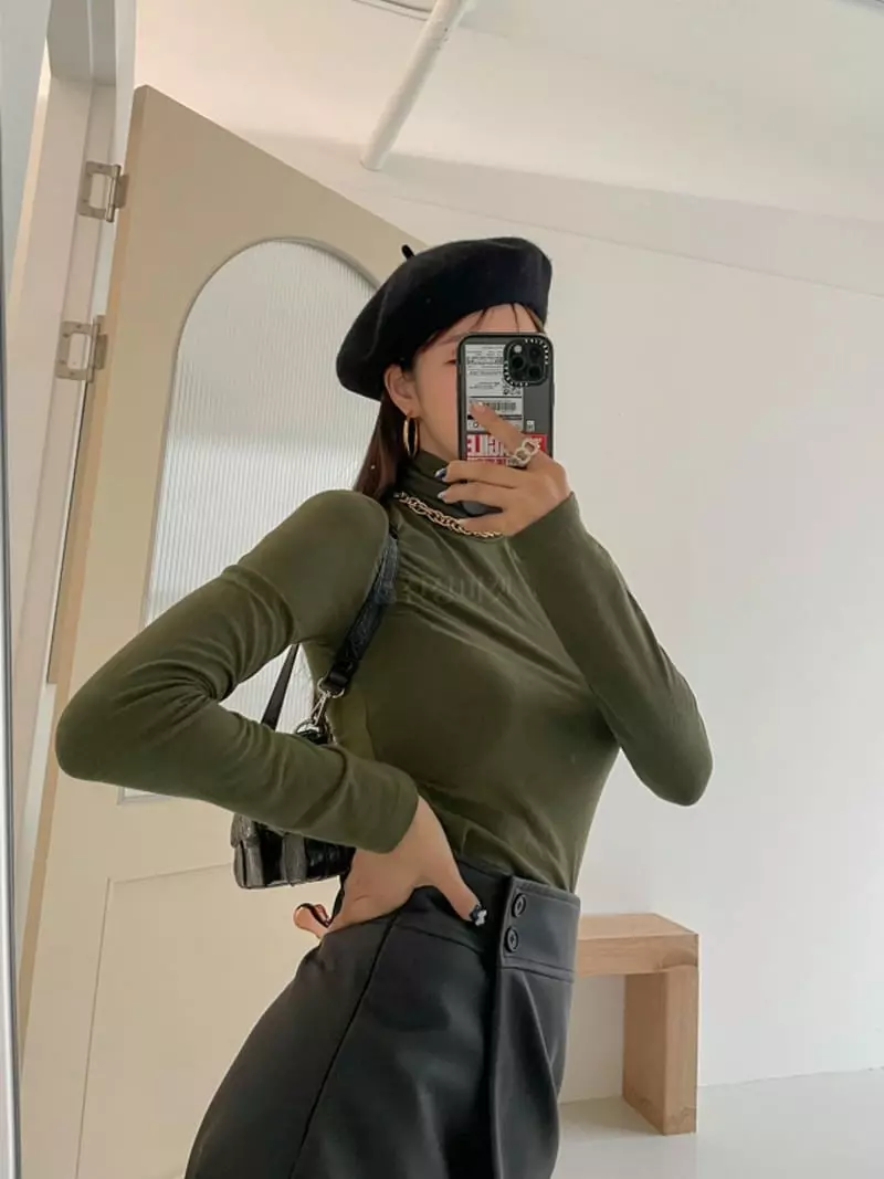 Highcolor - Korean Women Fashion - #momslook - Warm Tee - 3