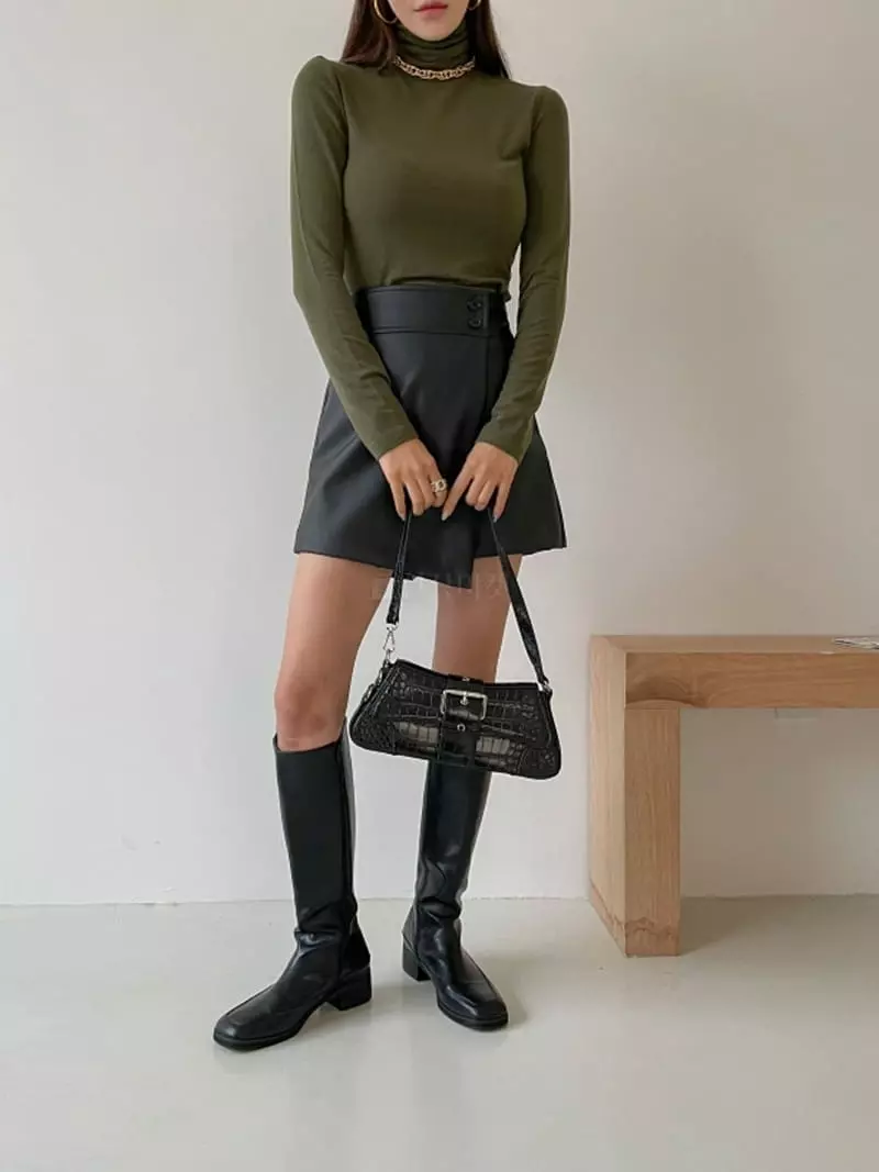 Highcolor - Korean Women Fashion - #momslook - Warm Tee - 7