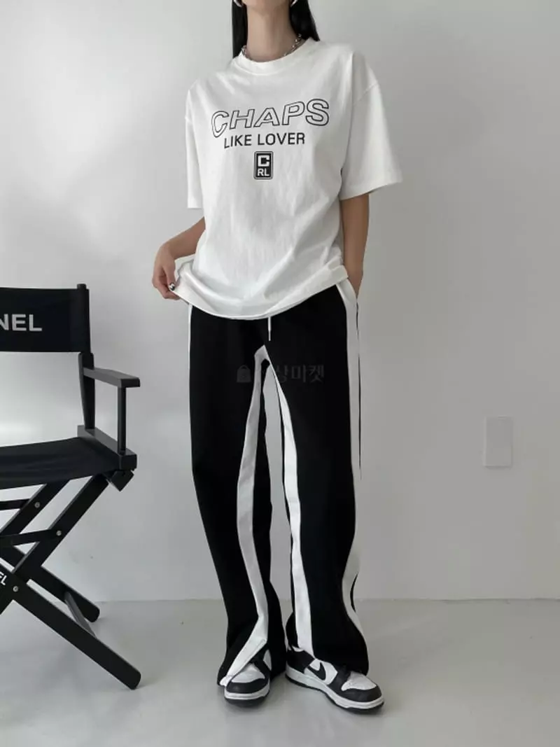 Highcolor - Korean Women Fashion - #momslook - Two Tone Pants