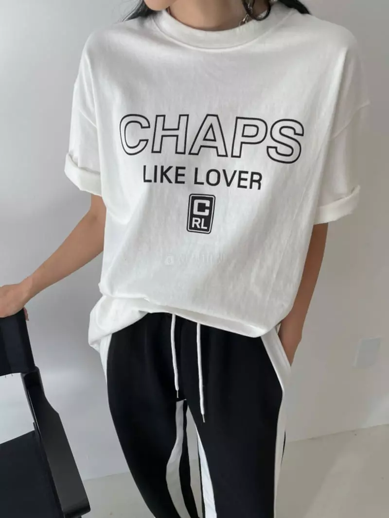 Highcolor - Korean Women Fashion - #momslook - Lover Tee - 4