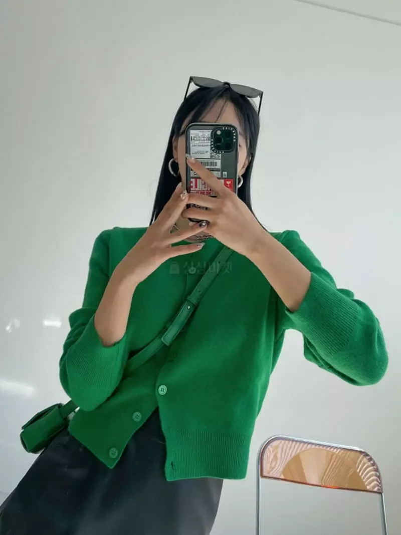 Highcolor - Korean Women Fashion - #momslook - Cash Cardigan - 2