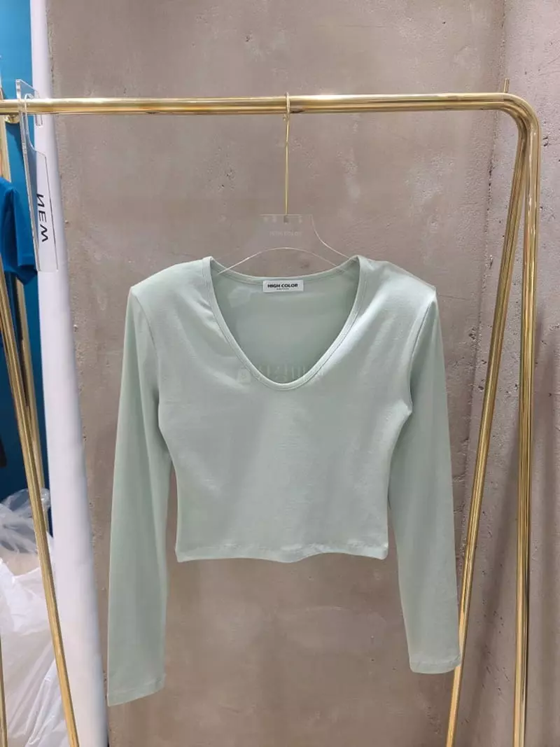 Highcolor - Korean Women Fashion - #momslook - UV Pad Tee - 12