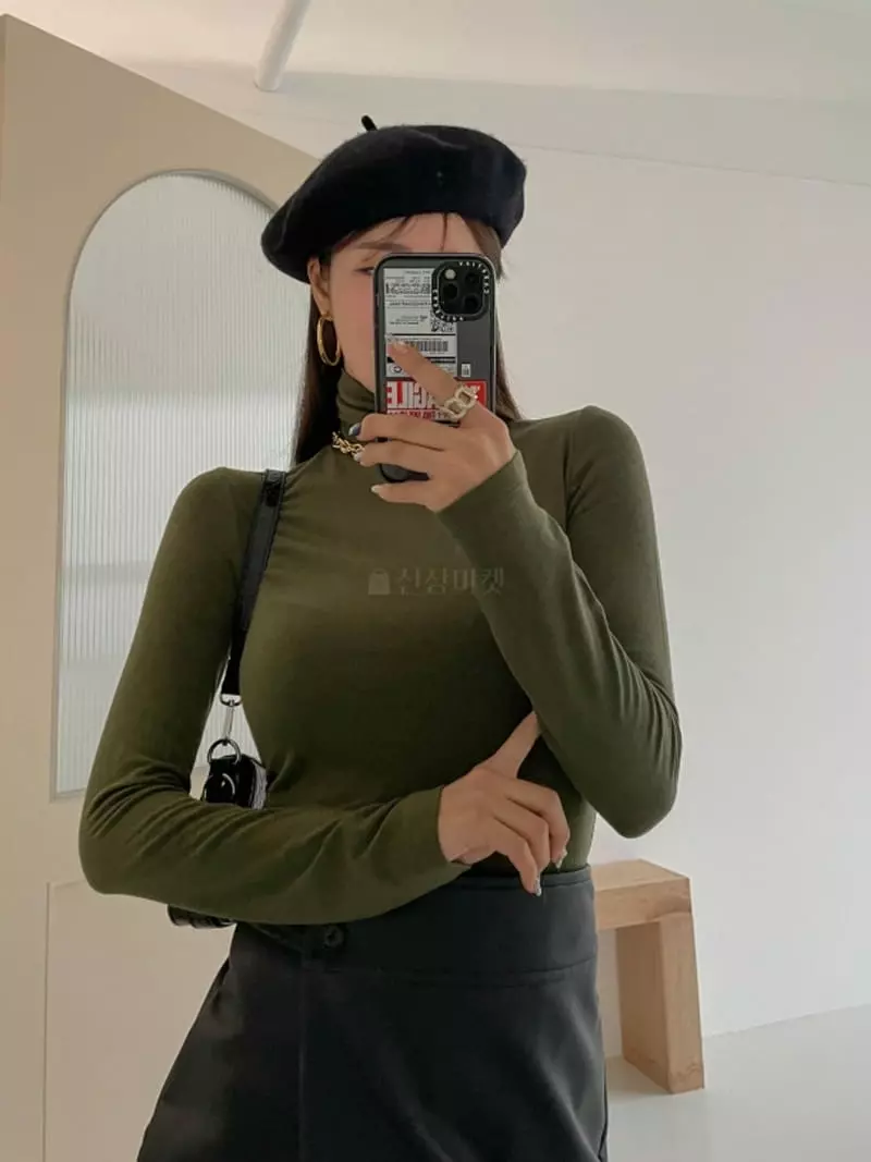 Highcolor - Korean Women Fashion - #pursuepretty - Warm Tee - 11